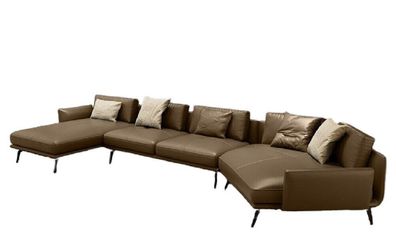 Italienische Möbel Wohnzimmer Ecksofa Couch Polster Luxus Sofa Sofort