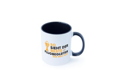 Der Weltbeste Flugbegleiter | Steward | Flughafen Tasse - Geschenk