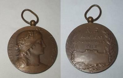 Bronze Medaille Frankreich Elections Municipales 1912