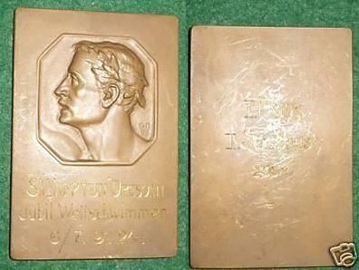 Bronze Medaille Schwimm Verein "Neptun" Dresden 1924