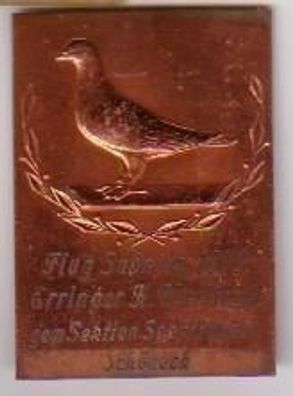 Bronze Medaille Sektion Sporttauben Schöneck 1972