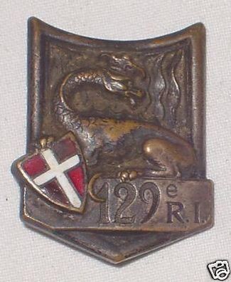 Bronze Regimentsabzeichen Regiment 129 vor 1945