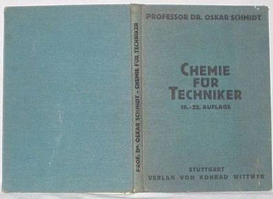 Chemie für Techniker. Lehrbuch für Maschinen- und