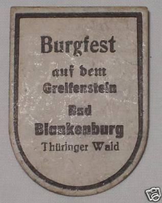 DDR Abzeichen Bad Blankenburg Thüringer Wald Burgfest
