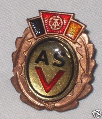 DDR Abzeichen der Armee Sportvereinigung ASV in Bronze