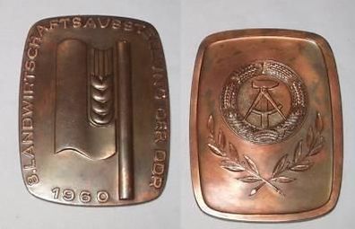DDR Medaille der Landwirtschaftsausstellung Bronze 1960
