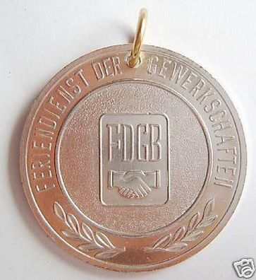DDR Medaille FDGB Urlaubersport in Silber