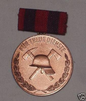 DDR Medaille Feuerwehr für treue Dienste in Bronze