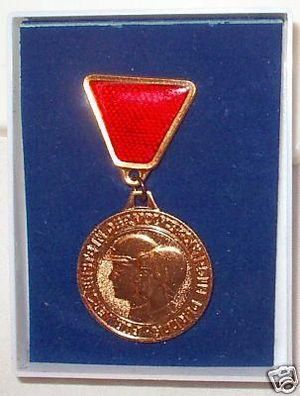 DDR Medaille Verdienste in der Volkskontrolle im Etui