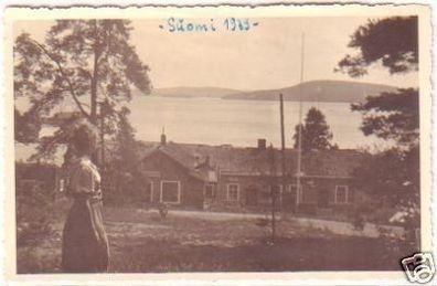29903 Foto Ak Finnland Suomi Blick auf See 1939