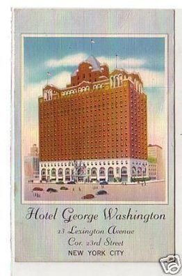 29961 Ak New York City Hotel George Washington 1952