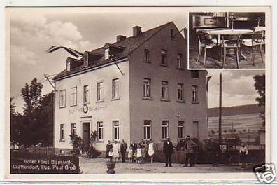 30201 Ak Crottendorf Hotel Fürst Bismarck um 1940