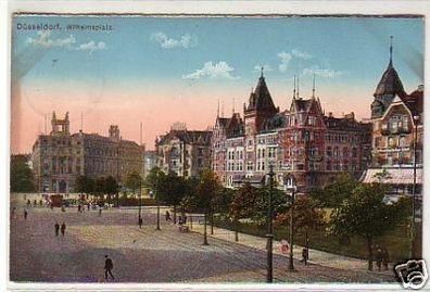 30277 Ak Düsseldorf Wilhelmsplatz 1913