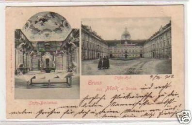 30485 Mehrbild Ak Gruß aus Melk an der Donau 1902