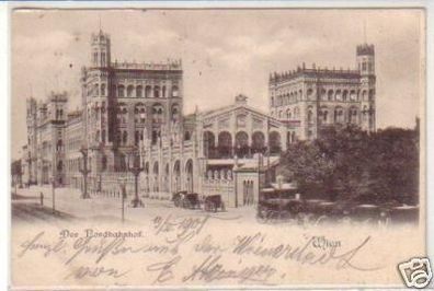 30561 Ak Wien der Nordbahnhof 1901