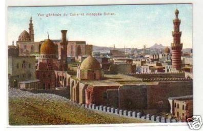 30755 Ak Cairo Kairo mit Sultan-Moschee um 1920