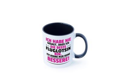 Die Beste Fluglotsin | Flughafen | Flugverkehr Tasse - Geschenk