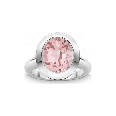 Quinn - 21815630 - Ring - Damen - Colors - Silber 925 - Edelstein - Rosa Quarz