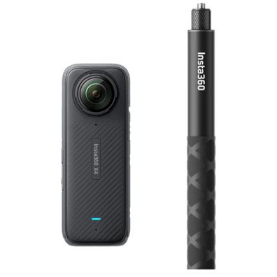 Insta360 - Actionkamera X4 - Bundle mit Selfistick 23-114cm