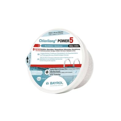 BAYROL Chlorilong® POWER5 Bloc mini | 0,34 kg