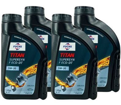 Fuchs Titan Supersyn F ECO-DT 5W-30 4x1 Liter