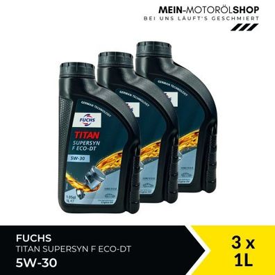 Fuchs Titan Supersyn F ECO-DT 5W-30 3x1 Liter