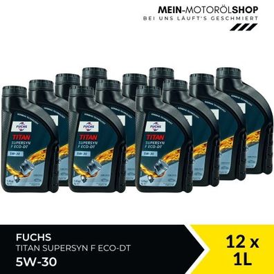 Fuchs Titan Supersyn F ECO-DT 5W-30 12x1 Liter