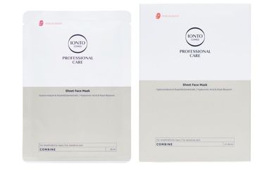 IONTO-COMED Professional Care Sheet Face Mask Rose Blossom  - 3 Stück