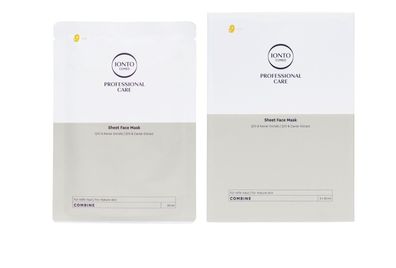 IONTO-COMED Professional Care Sheet Face Mask Caviar Q10  - 3 Stück