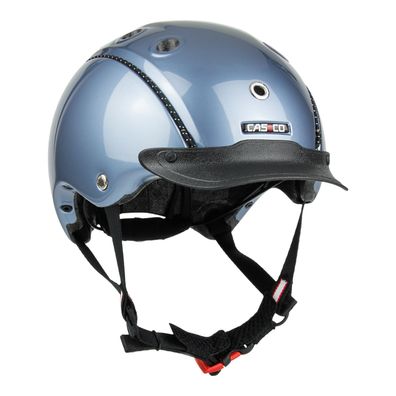 Casco Reithelm Choice Turnier blaugrau glanz, Kinderreithelm