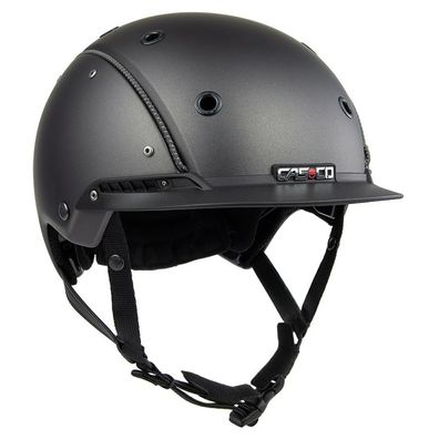 Casco Reithelm Champ-3 stratusgrau matt