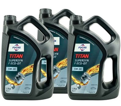 Fuchs Titan Supersyn F ECO-DT 5W-30 3x5 Liter
