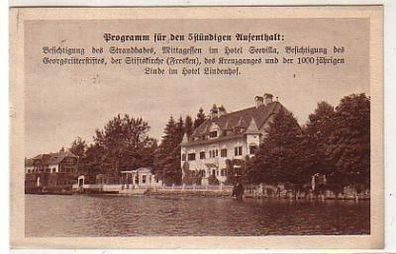 36007 Reklame Ak Millstatt Hotel Seevilla 1925