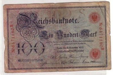 Banknote 100 Mark Deutsches Kaiserreich 1905