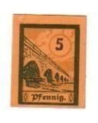 5 Pf. Banknote Notgeld Gemeinderat Salzburghofen 1920
