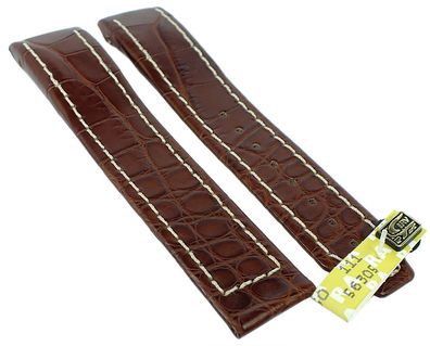 Maurice Lacroix Masterpiece Tonneau Uhrenarmband 21mm Krokoleder 33176