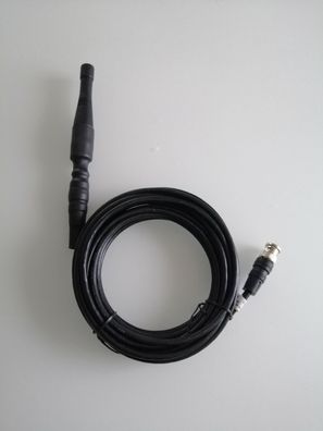 Antenne 433 MHz mit 5m Kabel / HBC , Autec u.s.w. / Neu- Rechnung / BNC Buchse