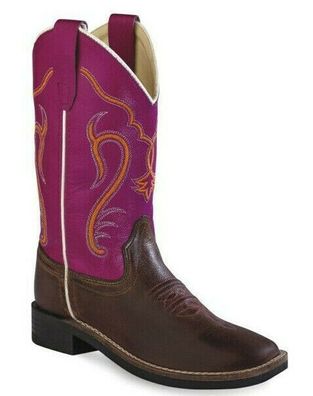 Old West Westernstiefel Westernreitstiefel f. Kinder/Jugendliche