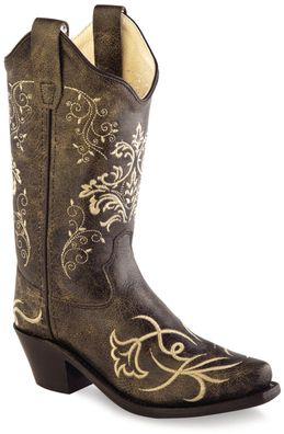 Westernstiefel Westernreitstiefel f. Kinder/Jugendliche OLD West