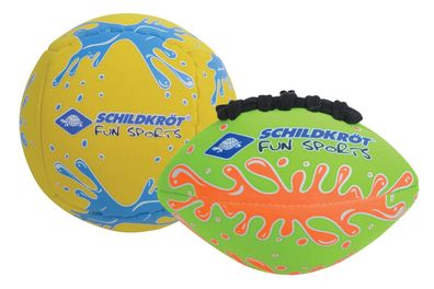 Schildkröt Mini-Ball Duo-Pack | Beachball Fangspiel Wurfspiel Fangen Werfen Ball