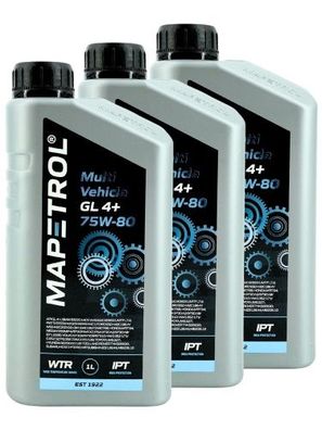 Mapetrol Multi Vehicle GL 4+ 75W-80 3x1 Liter