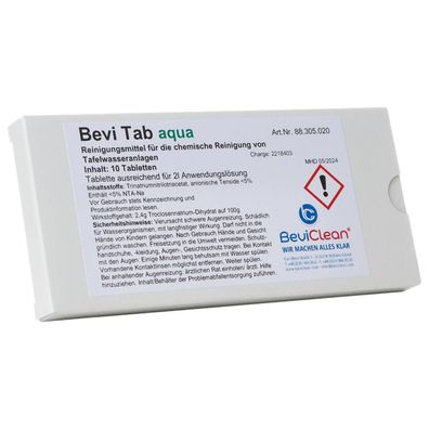 Reinigungs- und Desinfektionstabs - Bevi Tab Aqua - 10 Tabs