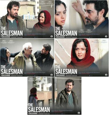 The Salesman - 5 Original Kino-Aushangfotos - Shahab Hosseini - Filmposter