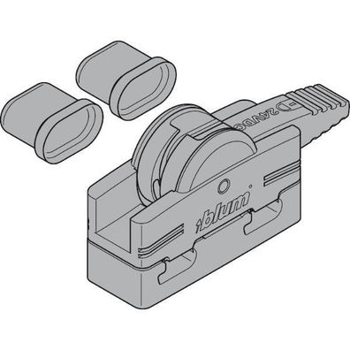 blum SERVO-DRIVE Verbindungsknoten und Kabelendenschutz 24 Volt schwarz