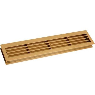 Elco Lüftungsgitter für Zimmertüren 454x90mm TS 35-45mm Kunststoff beige-braun