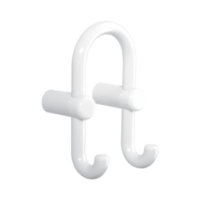 HEWI #801.90.040 99 Mantelhaken Höhe 165mm Polyamid reinweiß glänzend