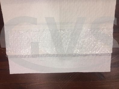 Schutzlätzchen mit Tasche, weiß,