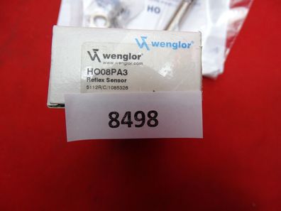 Wenglor HO08PA3 Reflex Sensor / Neu OVP