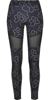 Urban Classics Damen Ladies Tech Mesh AOP Leggings