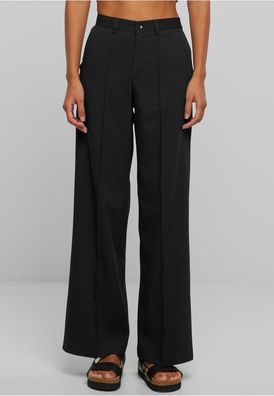 Urban Classics Damen Stoffhose Ladies Wide Pleated Pants TB6843